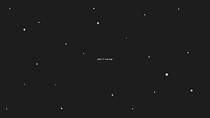 Minimalist Let It Snow Winter Wallpaper With Falling Snowflakes On Dark Background HD wallpaper