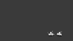 Minimalist Keyboard Key Characters on Dark Gray Background HD wallpaper