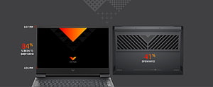 HP Victus Gaming Laptop Design Overview With Screen To Body Ratio And Ventilation Details HD wallpaper